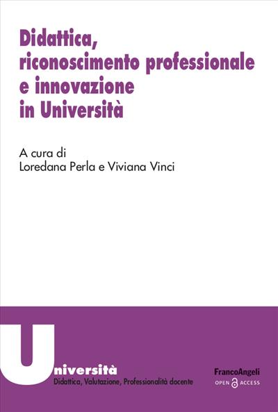 Didattica, riconoscimento professionale e innovazione in Università
