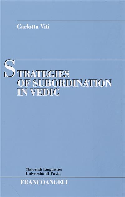Strategies of subordination in Vedic