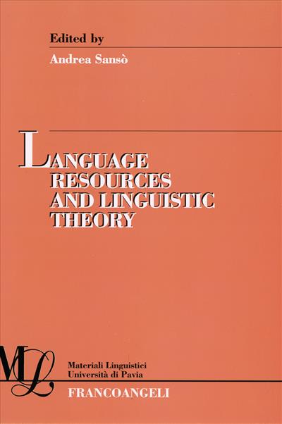 Language resources and linguistic theory