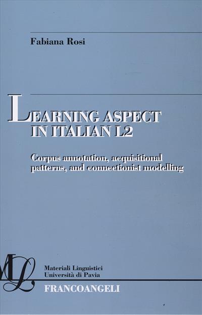 Learning Aspect in Italian L2.