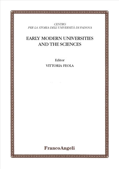 Early Modern Universities and the Sciences