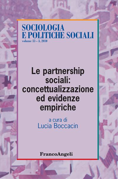 Le partnership sociali: concettualizzazione ed evidenze empiriche