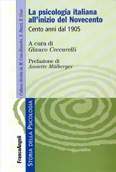 La psicologia italiana all'inizio del Novecento
