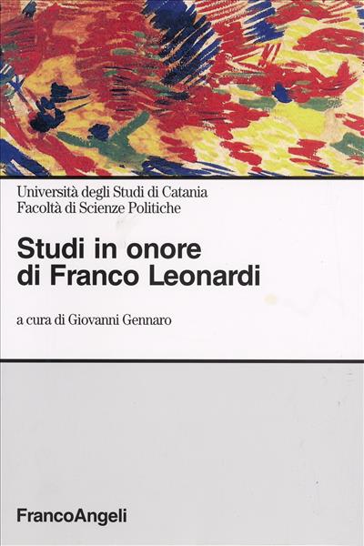 Studi in onore di Franco Leonardi