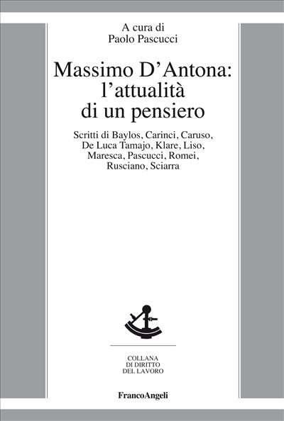 Massimo D'Antona: l'attualità di un pensiero
