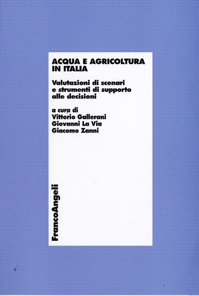 Acqua e agricoltura in Italia.