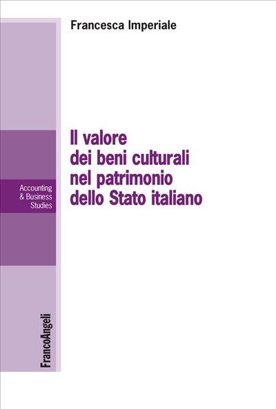 Il valore dei beni culturali nel patrimonio dello Stato italiano
