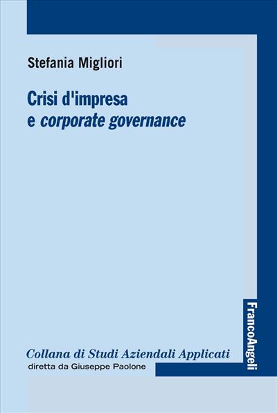 Crisi d'impresa e corporate governance