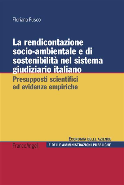 La rendicontazione socio-ambientale e di sostenibilità nel sistema giudiziario italiano