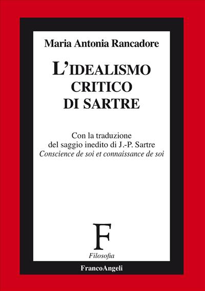 L'idealismo critico di Sartre