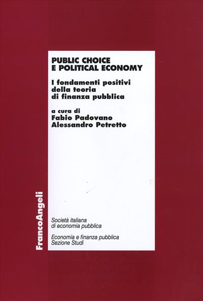 Public choice e political economy.
