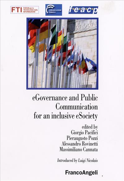 Egovernance and public communication for an inclusive eSociety