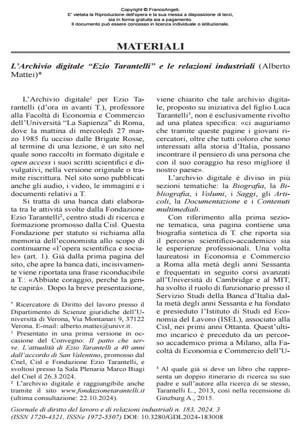 Anteprima articolo